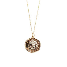 Load image into Gallery viewer, gold-coin-necklace
