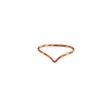Load image into Gallery viewer, Rose Gold Chevron Ring
