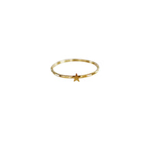 Load image into Gallery viewer, tiny star gold filled ring
